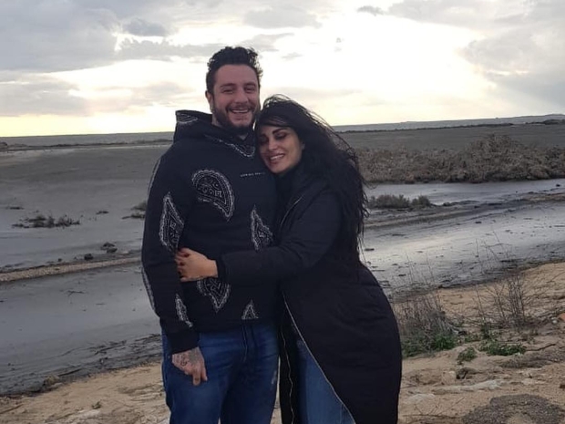 Ahmed al-Fishawi and his wife