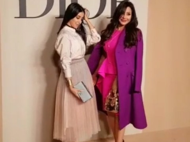 Aseel Omran drew his attention to Dior's show